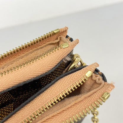 Louis Vuitton Shoulder Bag Damier Pochette Double Zip Ebene — view 9