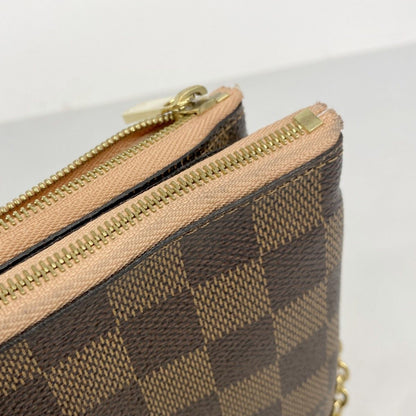 Louis Vuitton Shoulder Bag Damier Pochette Double Zip Ebene — view 7