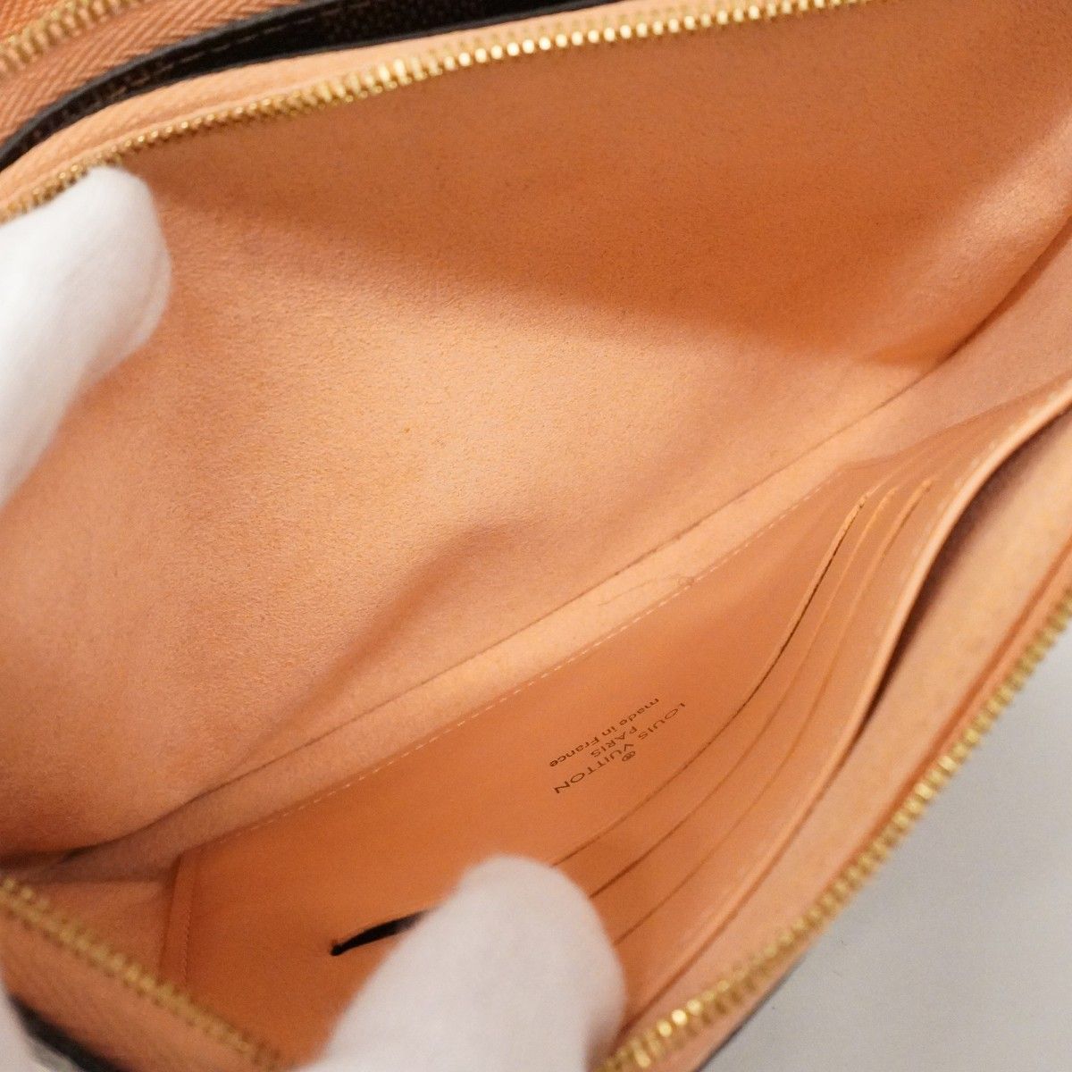 Louis Vuitton Shoulder Bag Damier Pochette Double Zip Ebene — view 4