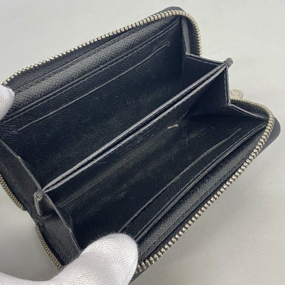 Louis Vuitton Coin Case Damier Graphite Zippy Purse Black Gray — view 3
