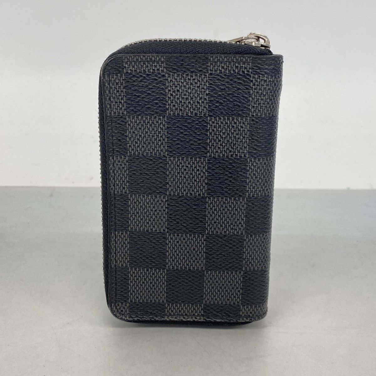 Louis Vuitton Coin Case Damier Graphite Zippy Purse Black Gray — view 8
