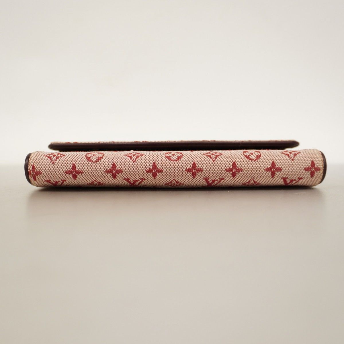 Louis Vuitton Trifold Wallet Monogram Mini Porte Tresor International Cerise — view 3
