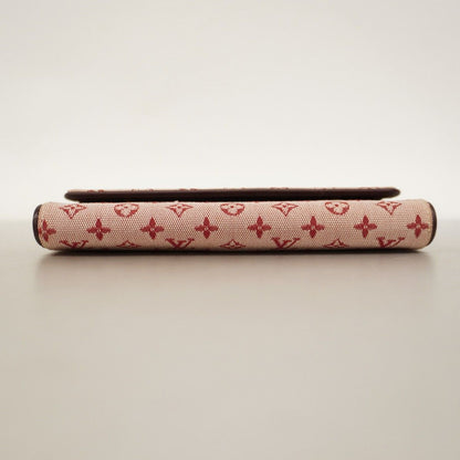 Louis Vuitton Trifold Wallet Monogram Mini Porte Tresor International Cerise — view 3