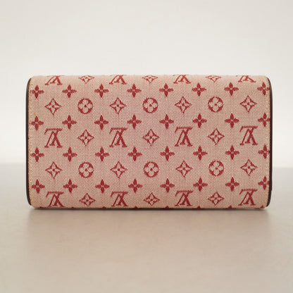 Louis Vuitton Trifold Wallet Monogram Mini Porte Tresor International Cerise — view 9