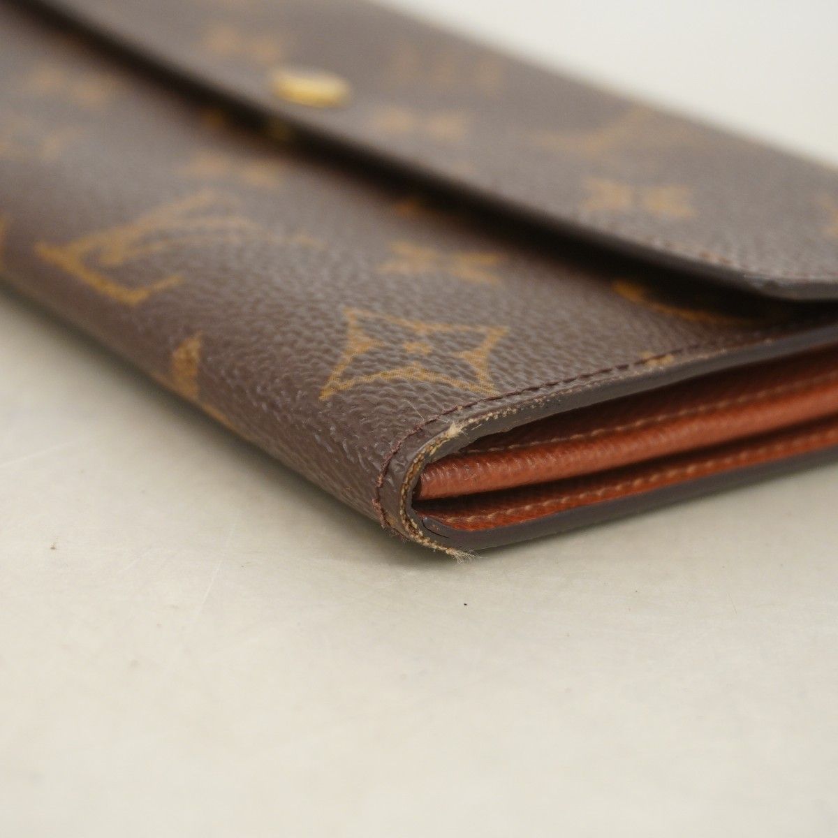 Louis Vuitton Wallet Monogram Pochette Porte-Monnaie Cles Brown — view 6