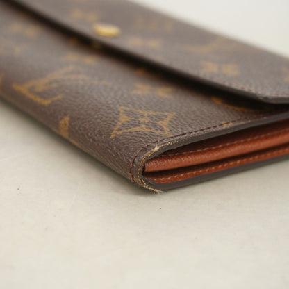 Louis Vuitton Wallet Monogram Pochette Porte-Monnaie Cles Brown — view 6