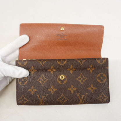 Louis Vuitton Wallet Monogram Pochette Porte-Monnaie Cles Brown — view 8