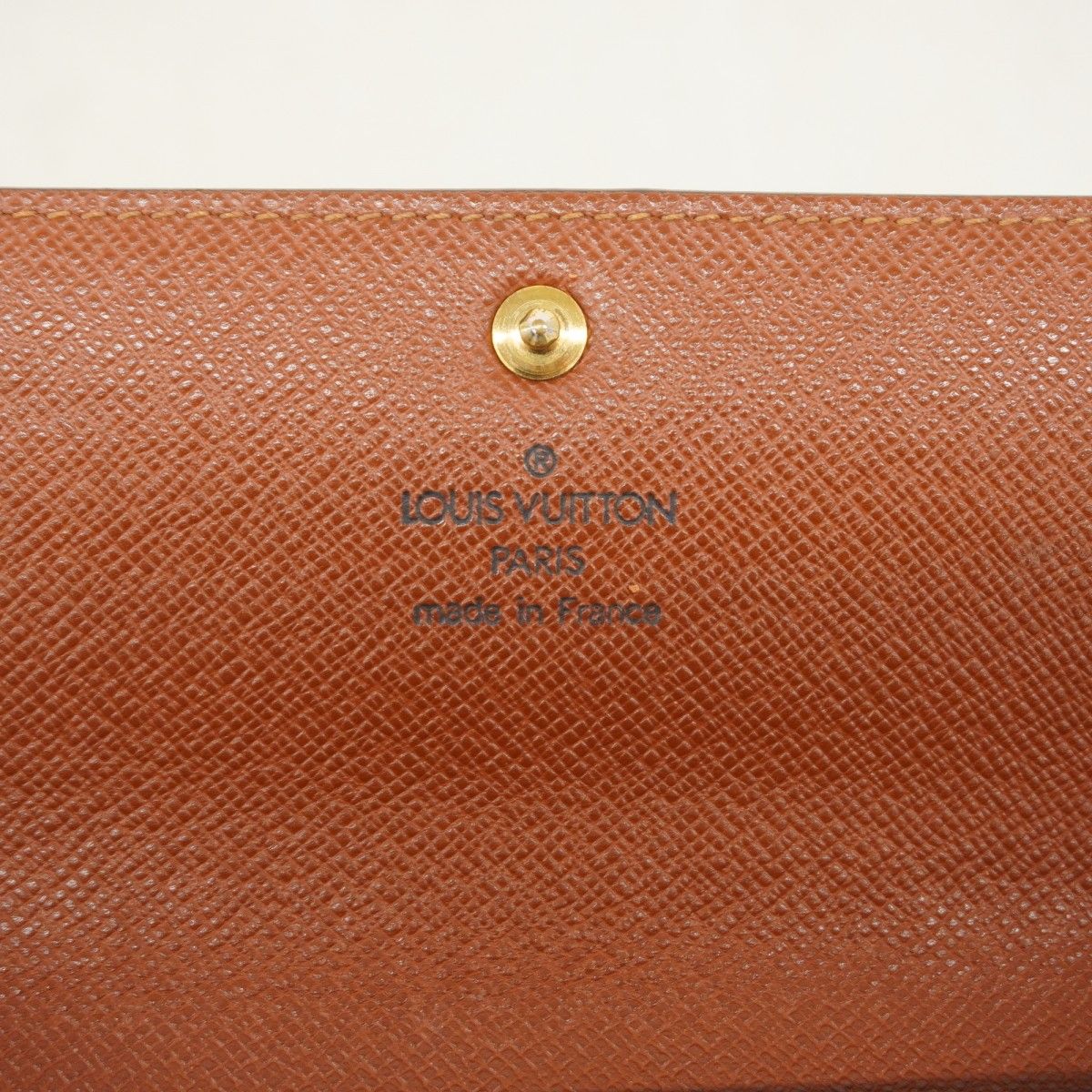 Louis Vuitton Wallet Monogram Pochette Porte-Monnaie Cles Brown — view 4