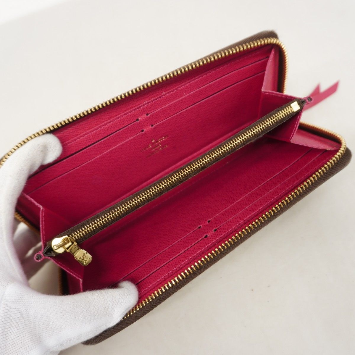 Louis Vuitton Wallet Monogram Portefeuille Clemence Hot Pink — view 3