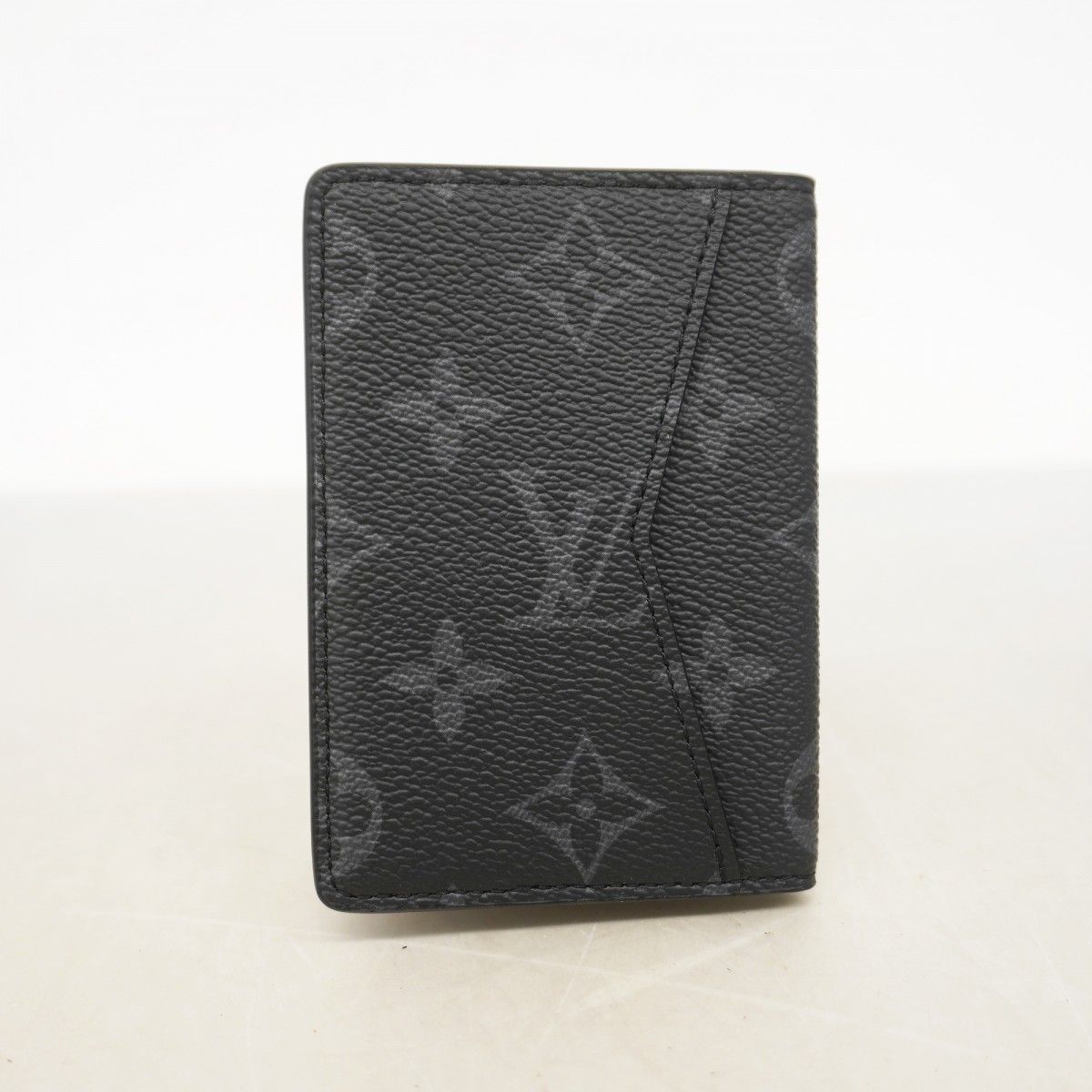 Louis Vuitton Card Case Monogram Eclipse Organizer de Poche Black — view 6