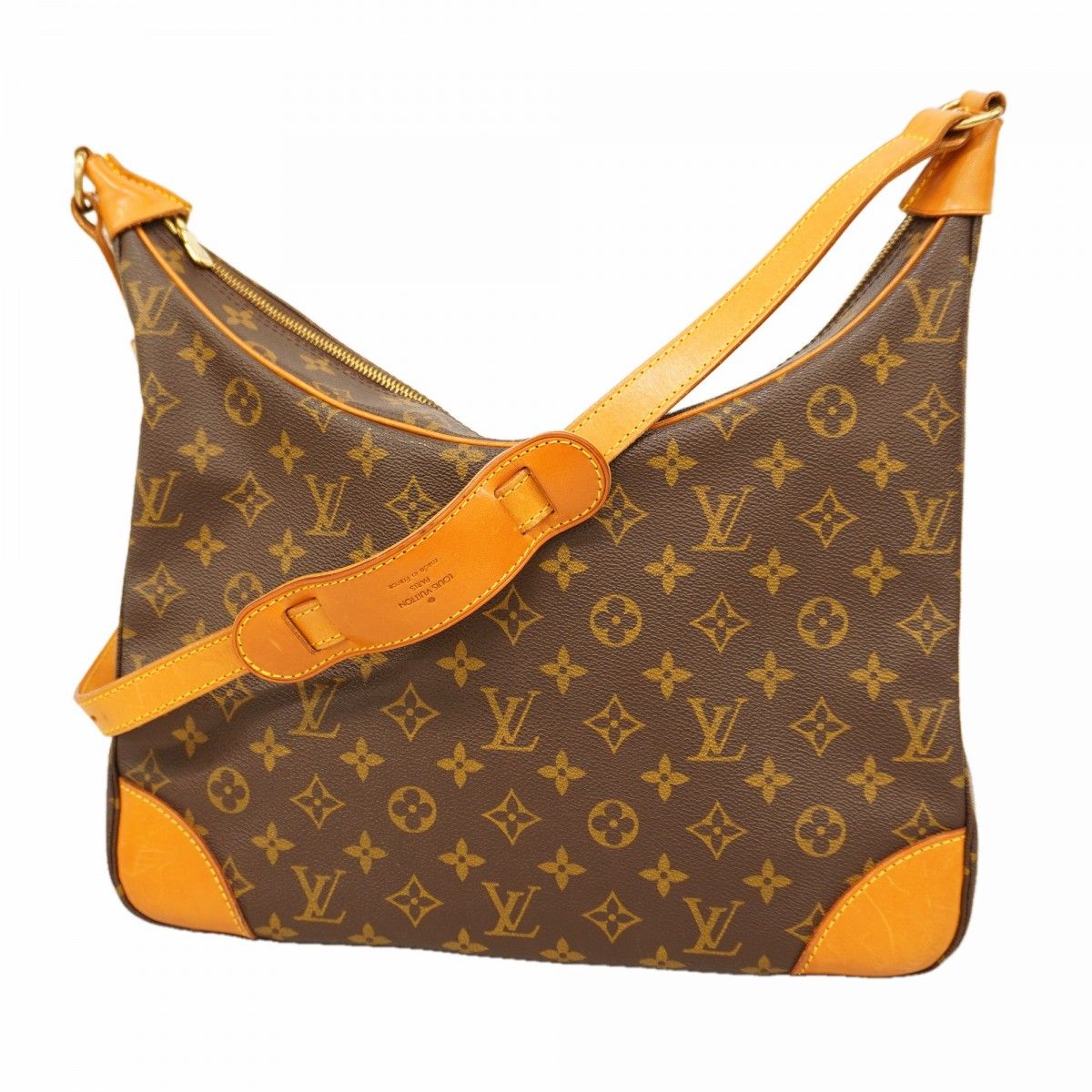 Louis Vuitton Shoulder Bag Monogram Boulogne 35 Brown