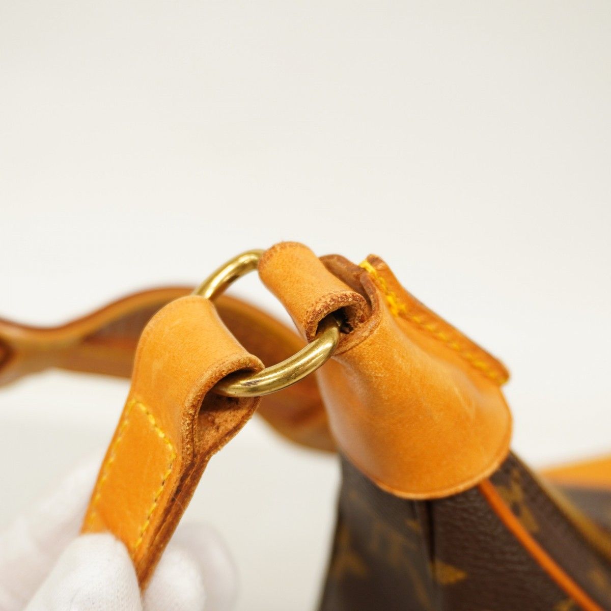 Louis Vuitton Shoulder Bag Monogram Boulogne 35 Brown — view 8