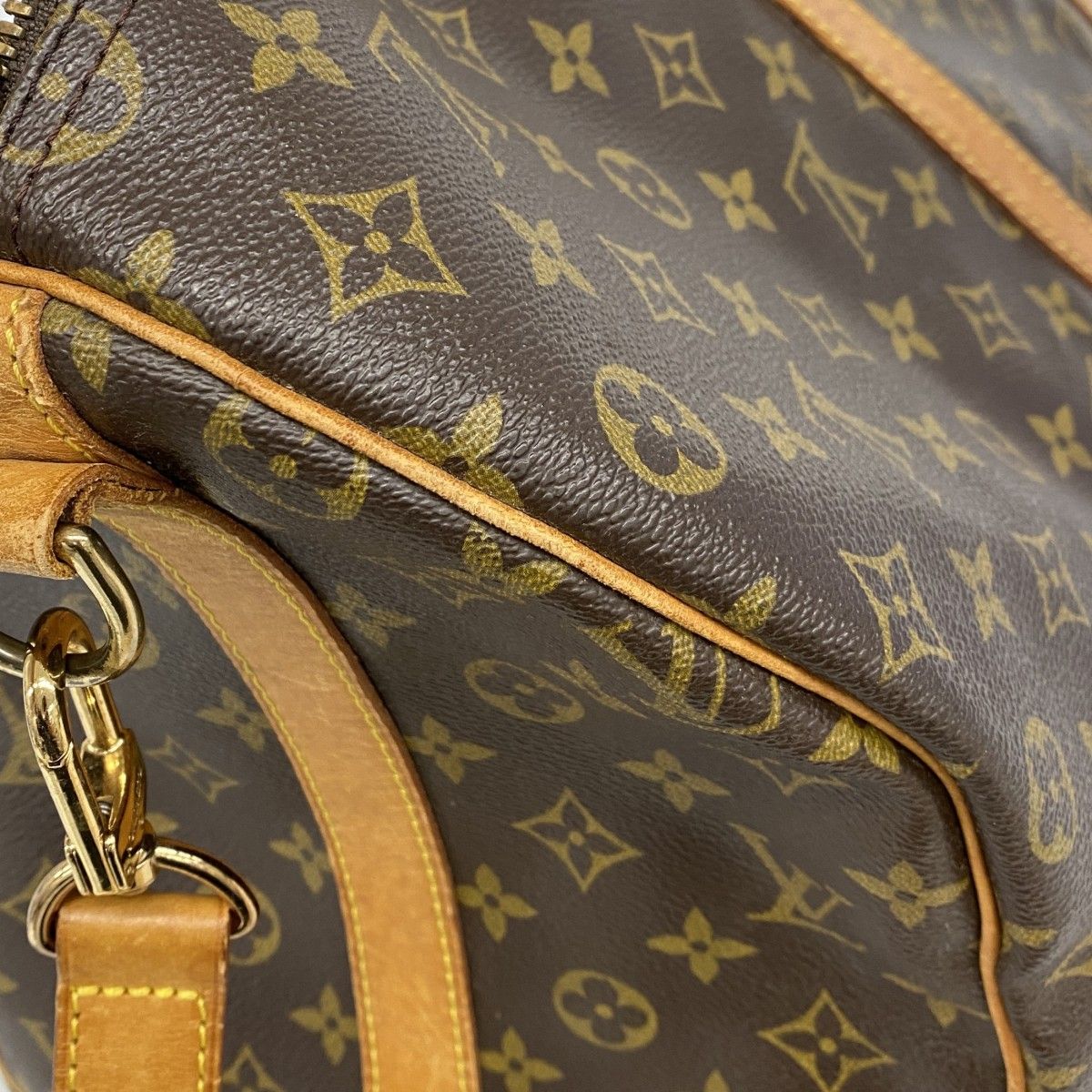 Louis Vuitton Boston Bag Monogram Keepall Bandouliere 50 Brown — view 8