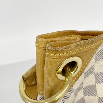 Louis Vuitton Shoulder Bag Damier Azur Galleria PM White — view 7