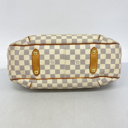 Louis Vuitton Shoulder Bag Damier Azur Galleria PM White — view 3