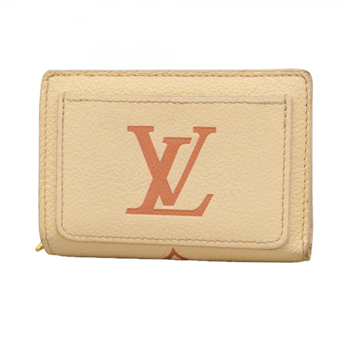 Louis Vuitton Wallet Monogram Empreinte Bicolor Portefeuille Clair Cream Rose