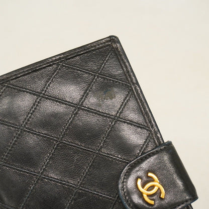 Chanel Wallet Bicolor Lambskin Black Gold — view 8