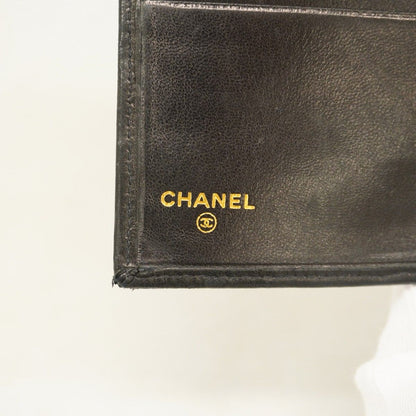 Chanel Wallet Bicolor Lambskin Black Gold — view 5