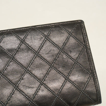 Chanel Wallet Bicolor Lambskin Black Gold — view 9