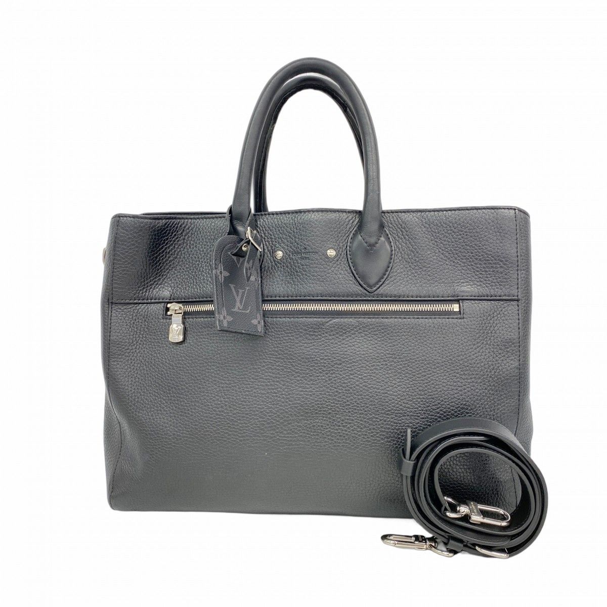 Louis Vuitton Business Bag Taurillon Cabas Black 2-Way