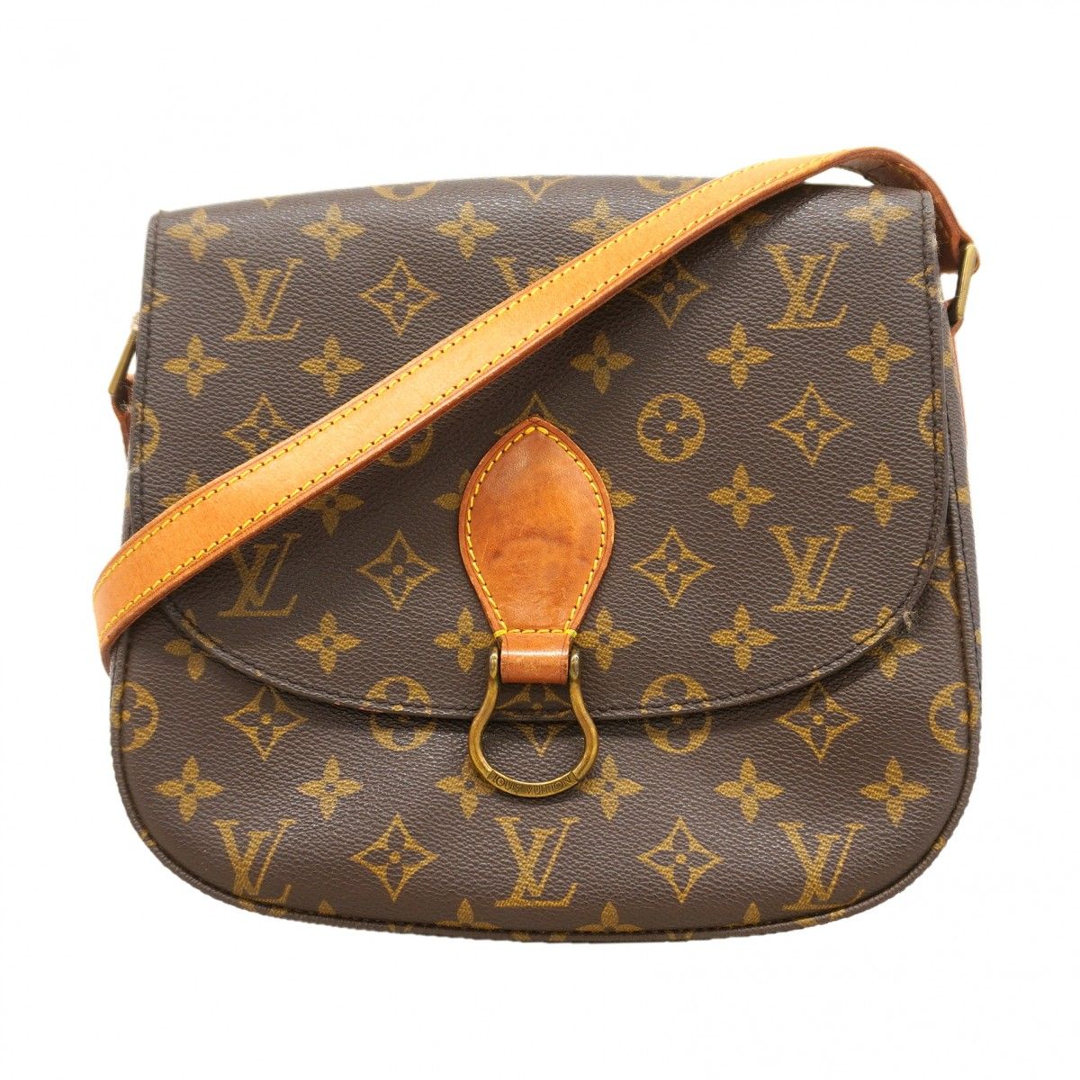 Louis Vuitton Shoulder Bag Monogram Saint Cloud GM Brown