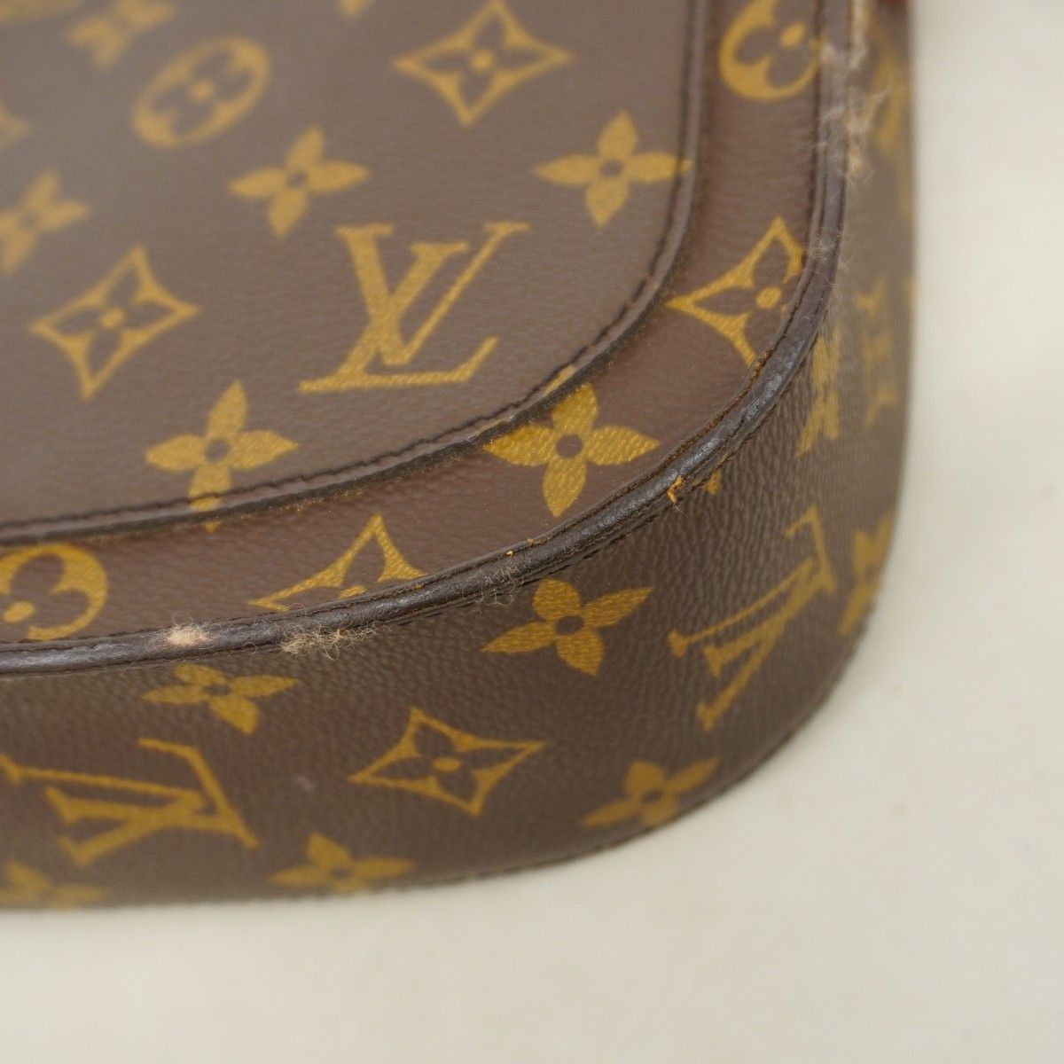 Louis Vuitton Shoulder Bag Monogram Saint Cloud GM Brown — view 7