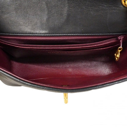 Chanel Shoulder Bag Diana Lambskin Black Gold — view 4