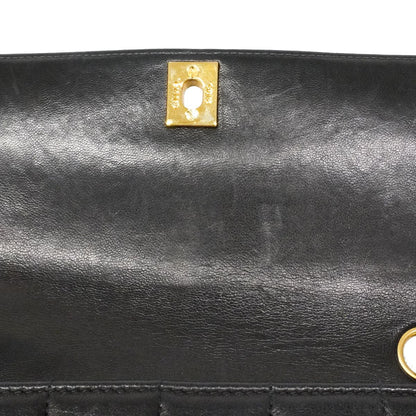 Chanel Shoulder Bag Diana Lambskin Black Gold — view 8