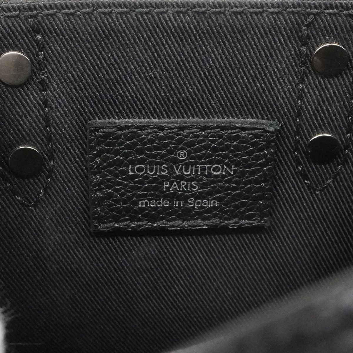 Louis Vuitton Handbag Damier Checkerboard Sac Plat XS Black 2-Way — view 5