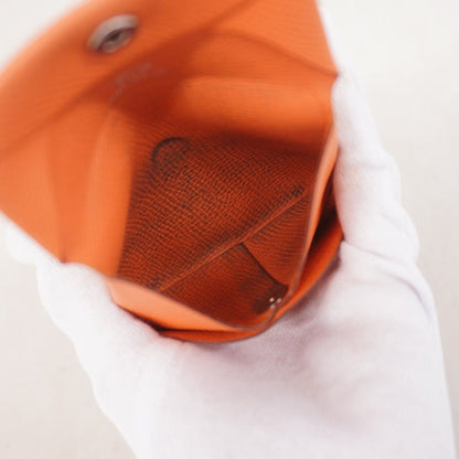 Hermes Coin Case Bastia Veau Epsom Mango Silver — view 3