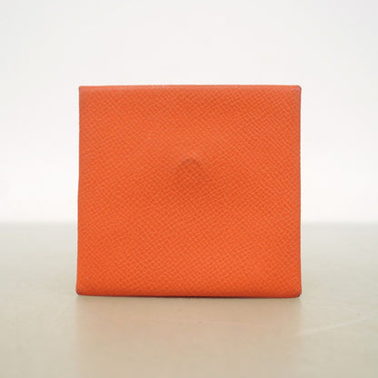Hermes Coin Case Bastia Veau Epsom Mango Silver — view 8