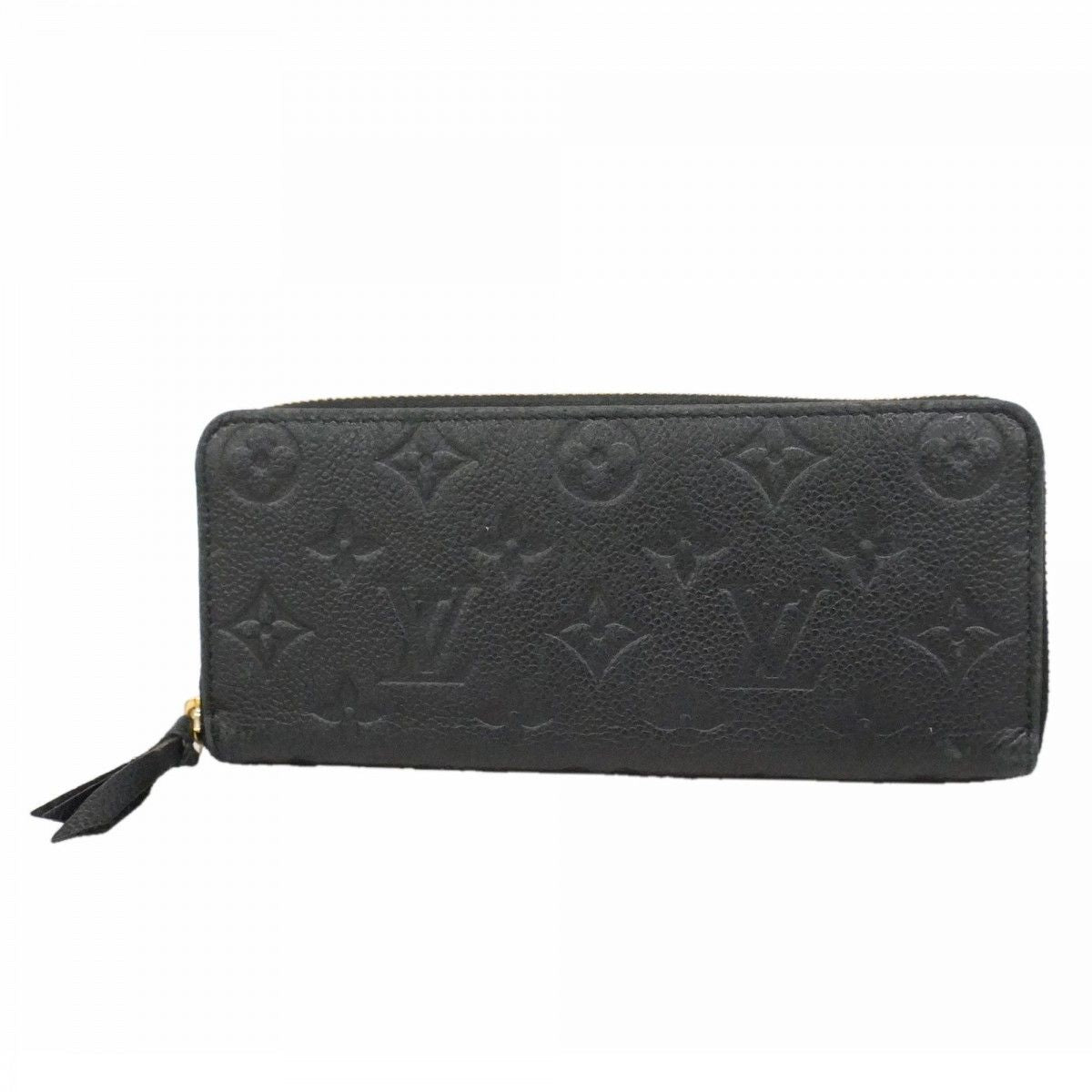 Louis Vuitton Wallet Monogram Empreinte Portefeuille Clemence Noir