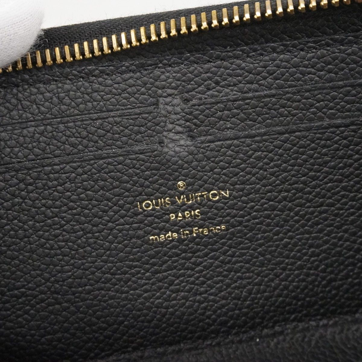 Louis Vuitton Wallet Monogram Empreinte Portefeuille Clemence Noir — view 4