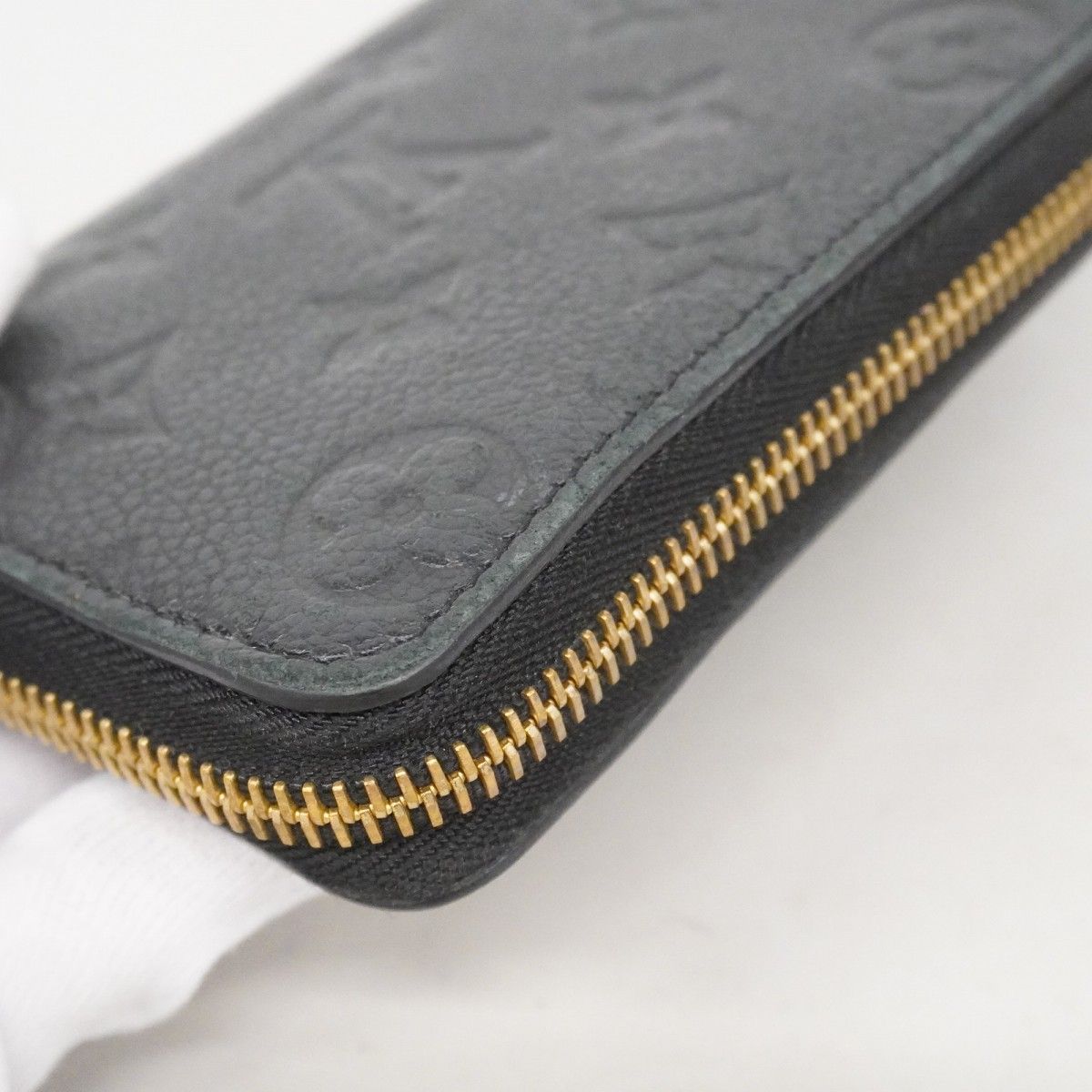Louis Vuitton Wallet Monogram Empreinte Portefeuille Clemence Noir — view 5