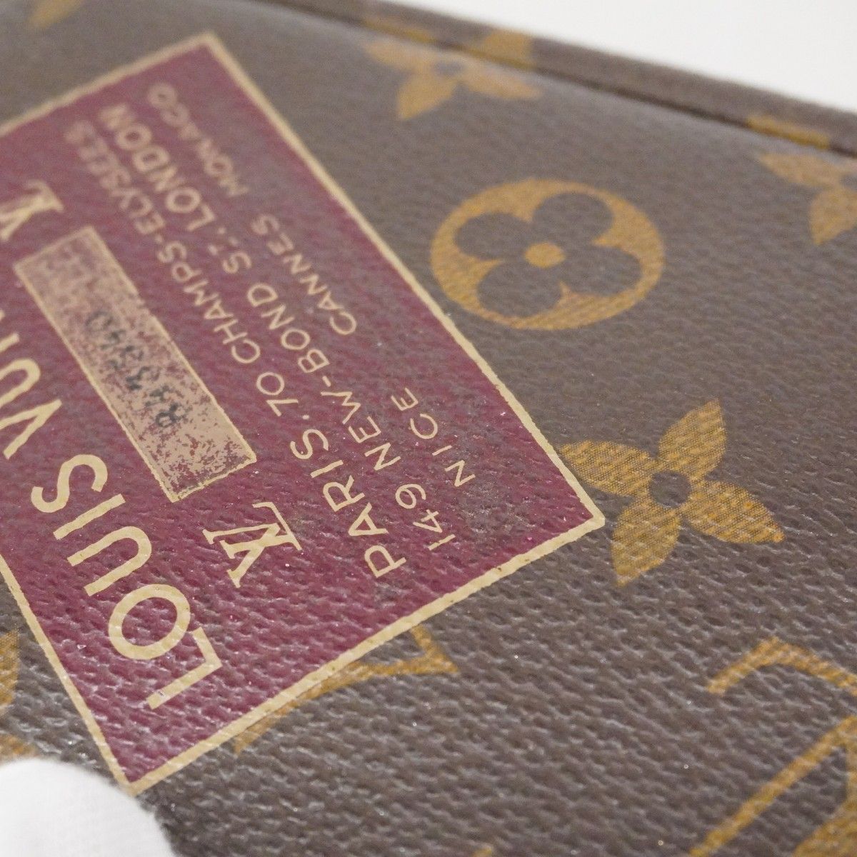 Louis Vuitton Pouch Monogram Mini Pochette Brown — view 8