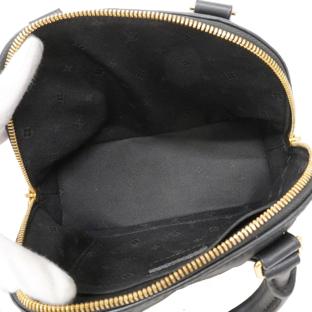 Louis Vuitton Handbag Bubble Glam Alma Soft BB Noir 2-Way — view 4