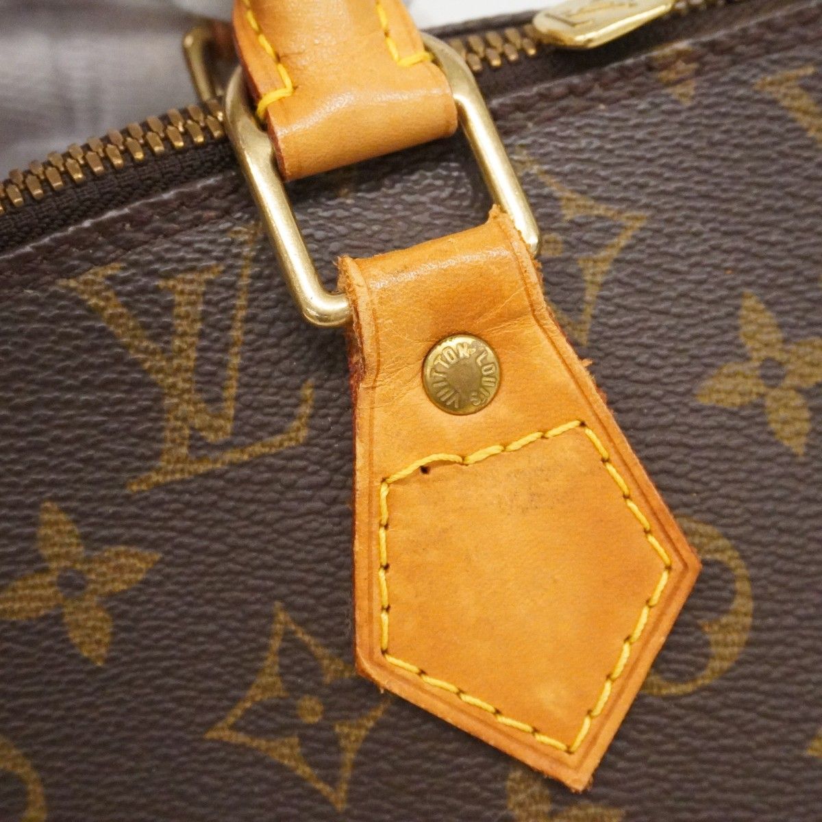 Louis Vuitton Handbag Monogram Alma Brown — view 9