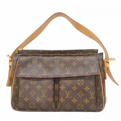 Louis Vuitton Shoulder Bag Monogram Viva Cite GM Brown