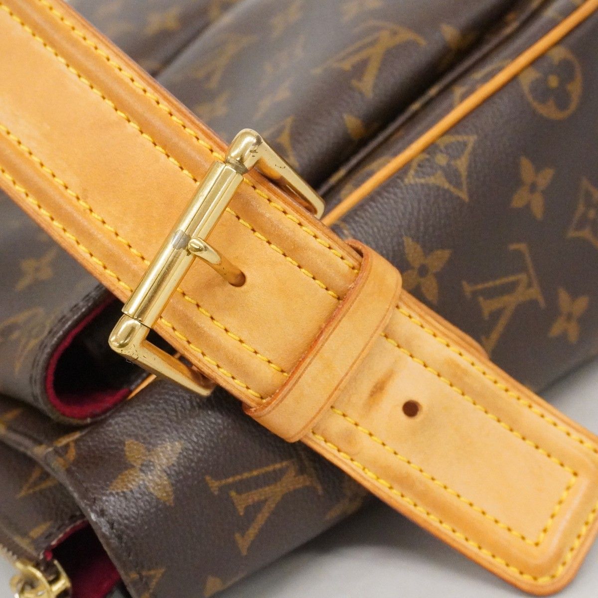 Louis Vuitton Shoulder Bag Monogram Viva Cite GM Brown — view 9