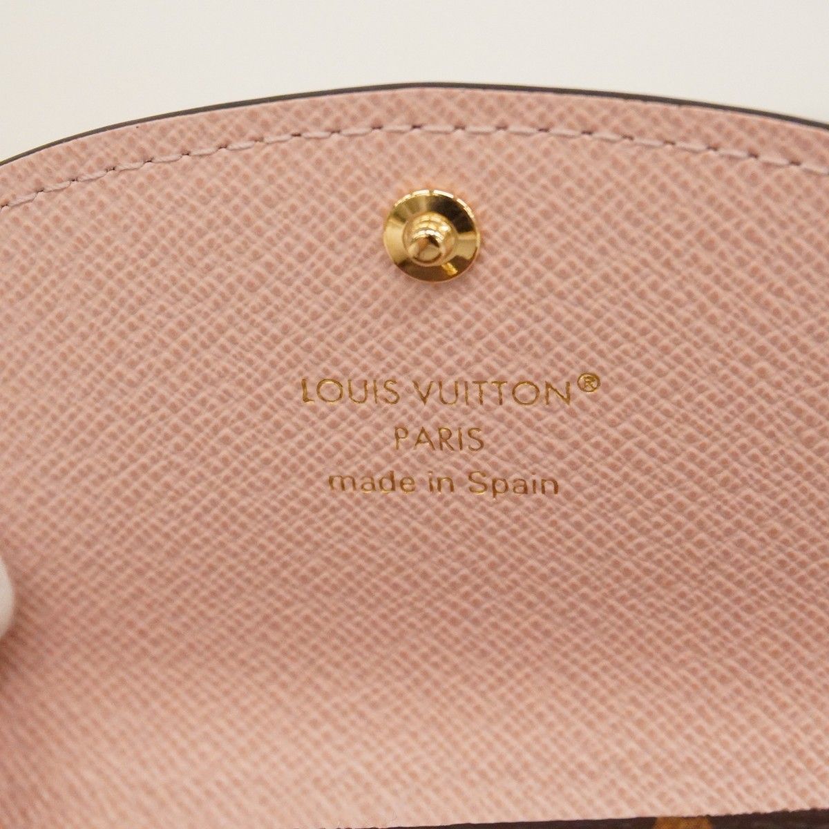 Louis Vuitton Coin Case Monogram Porte-Monnaie Rosalie Rose Velours — view 4