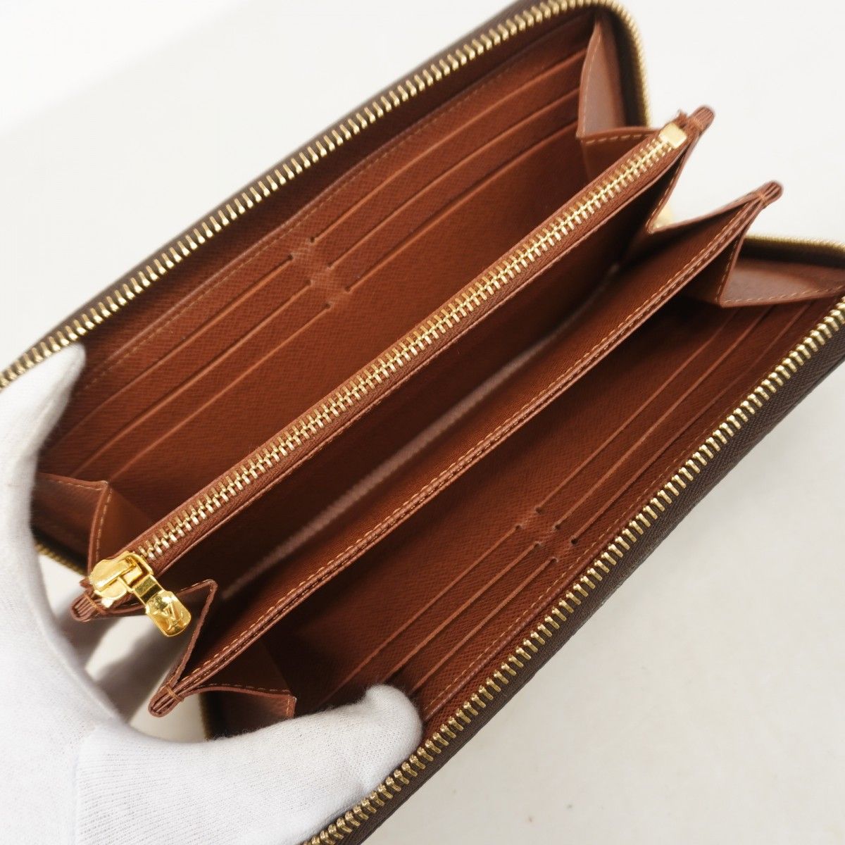 Louis Vuitton Wallet Monogram Zippy Brown — view 3