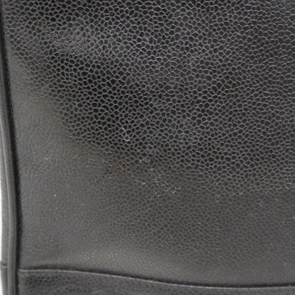 Chanel Shoulder Bag Triple Coco Caviar Leather Black Gold — view 8