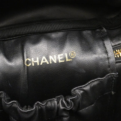 Chanel Vanity Bag Bicolor Lambskin Black Gold — view 5