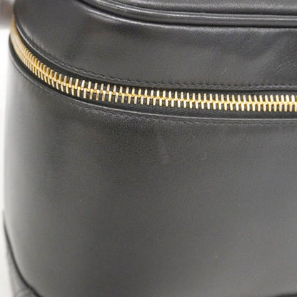 Chanel Vanity Bag Bicolor Lambskin Black Gold — view 9