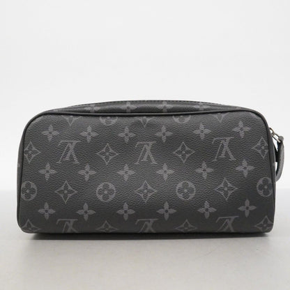 Louis Vuitton Handbag Monogram Eclipse Dopp Kit Black Gray — view 6