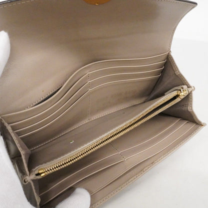 Fendi Wallet Leather Gray Ju Gold — view 3