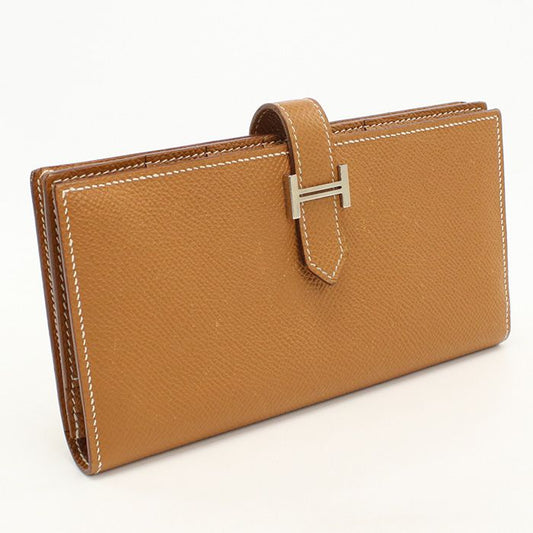 Hermes Bearn Souffle Wallet with Bifold Coin Purse Epsom
