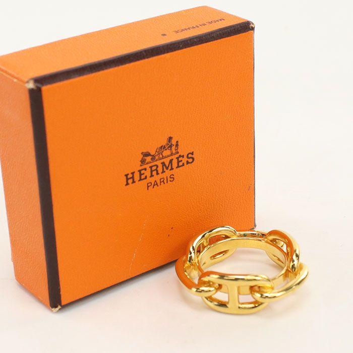 Hermes Scarf Ring 90 Legato Metal