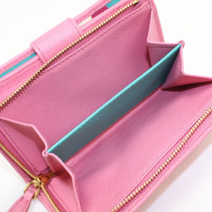 Prada Saffiano Leather Zlp Fodlg Bifold Wallet — view 5