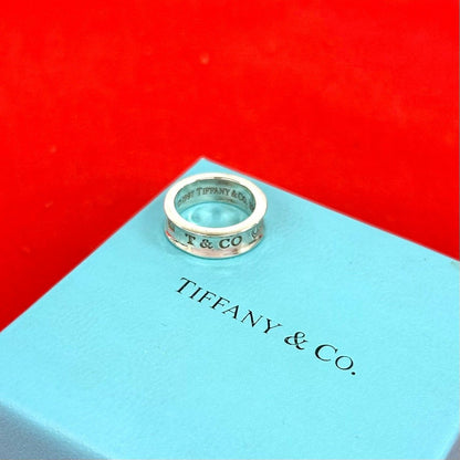 Tiffany & Co Vintage Narrow Ring 925 Sterling Silver